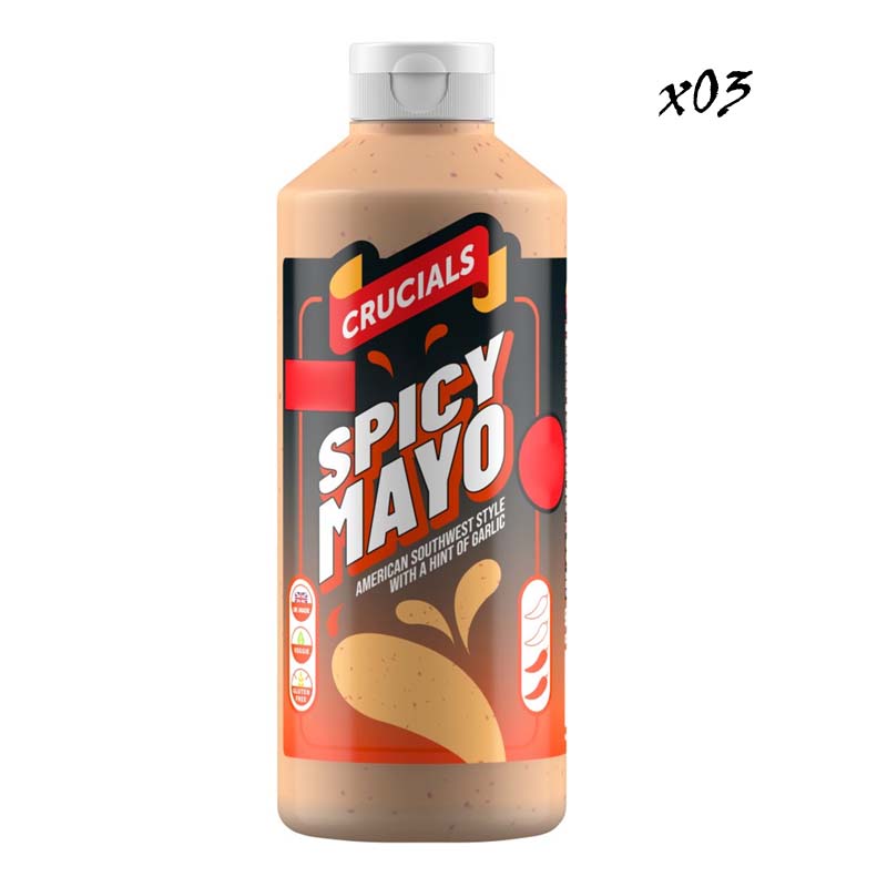Crucials Sauce 3 x 500ml Bottles Variety of flavours Clearance Sale