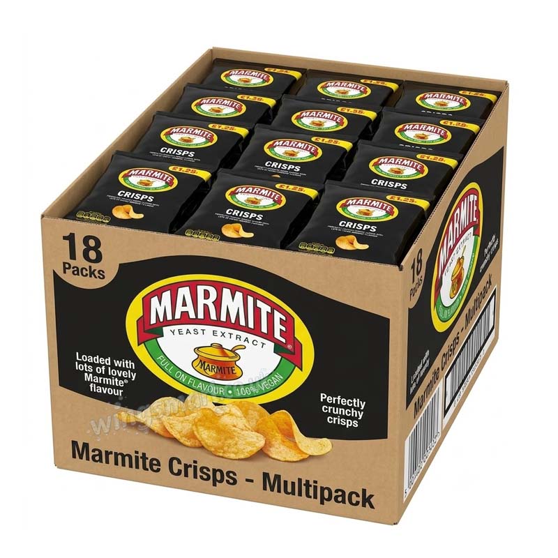 Marmite Crisps PMP 65g (Pack Of 18) Fullbox