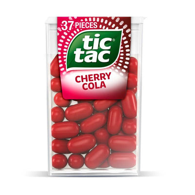 Tic Tac Cherry Cola Mint Sweets 18g (Pack of 24)