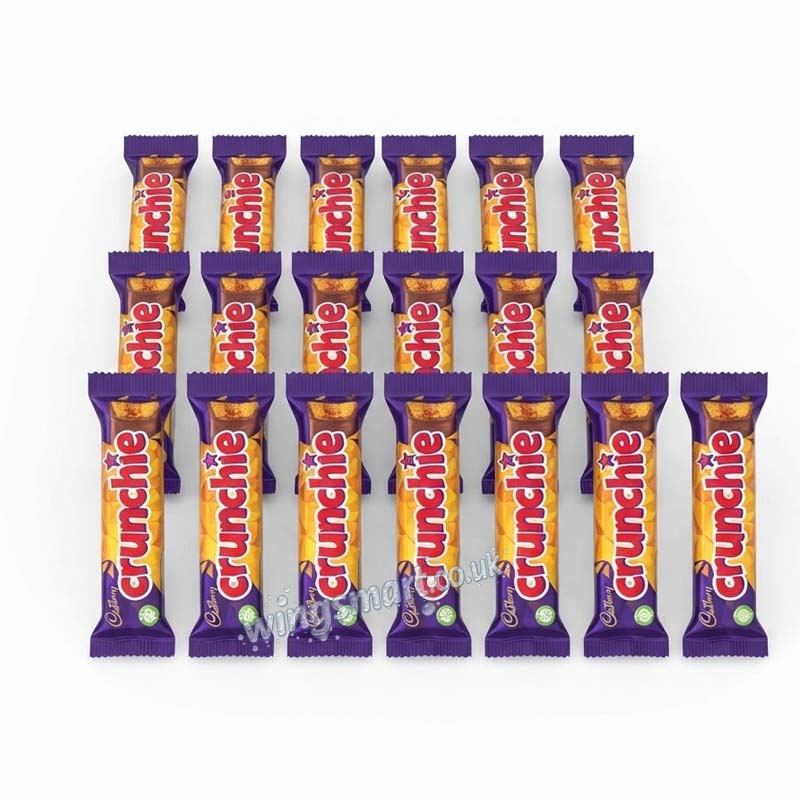 Cadbury Crunchie Chocolate Bar 40g (24 or 48 bars)