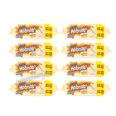 McVitie's White Hobnobs Biscuits 12x232g PMP FullBox