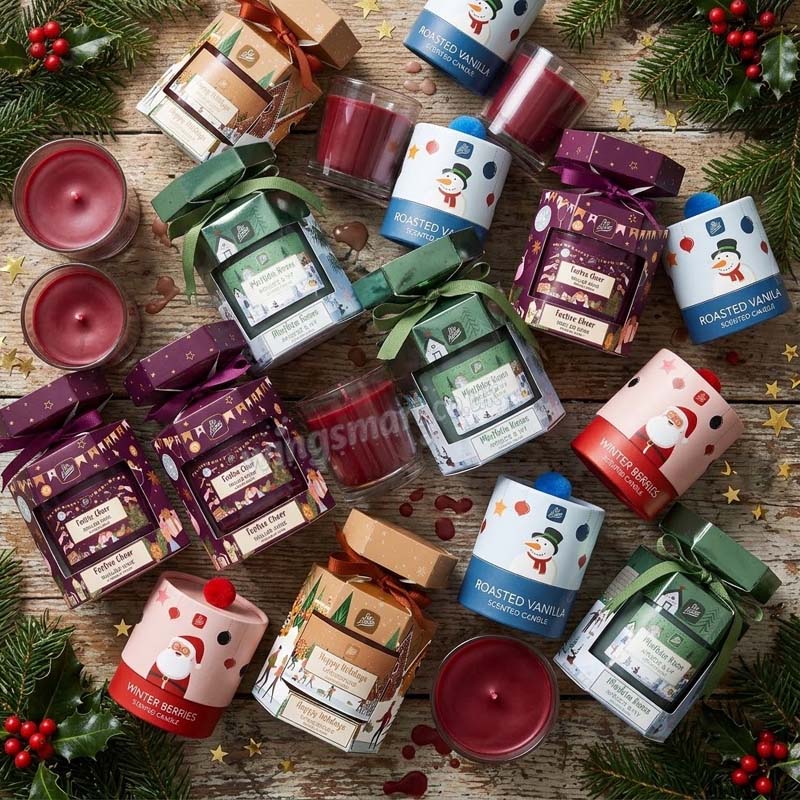 Christmas Candle Variety of Flavours 12 Or 24 Mixed Clearance sale