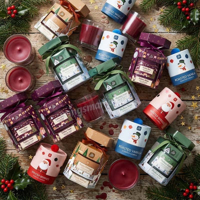 Christmas Candle Variety of Flavours 12 Or 24 Mixed Clearance sale