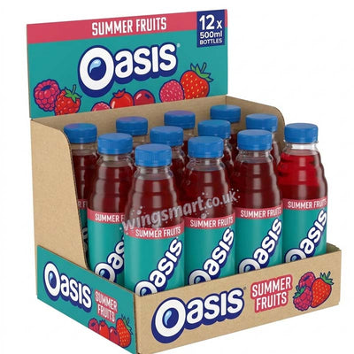 Oasis Summer Fruits 500ml (Pack of 12)