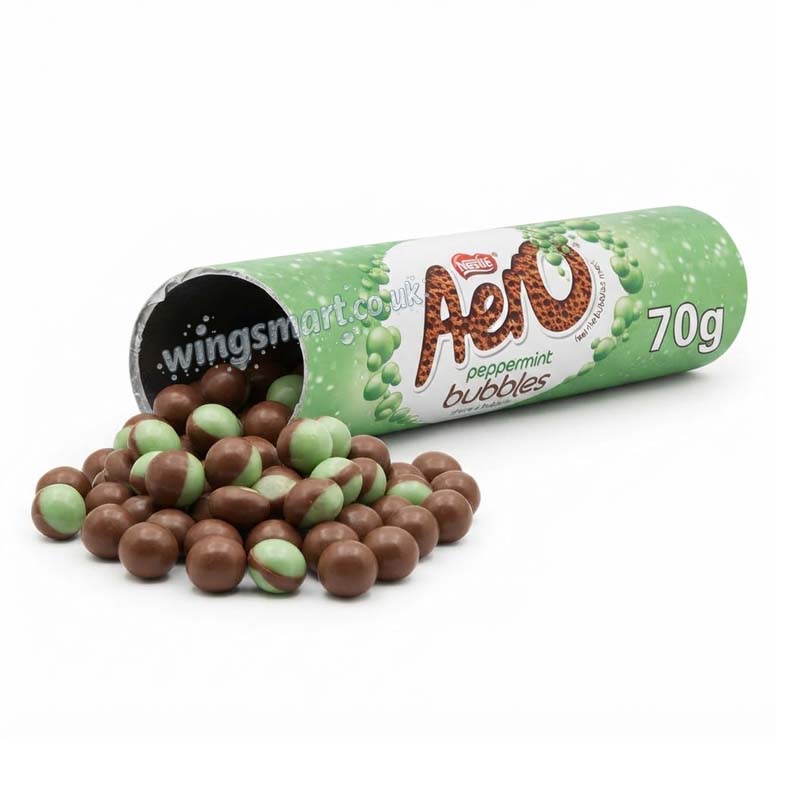 Aero Bubbles Peppermint Chocolate Giant Tube 70g (Box of 15)