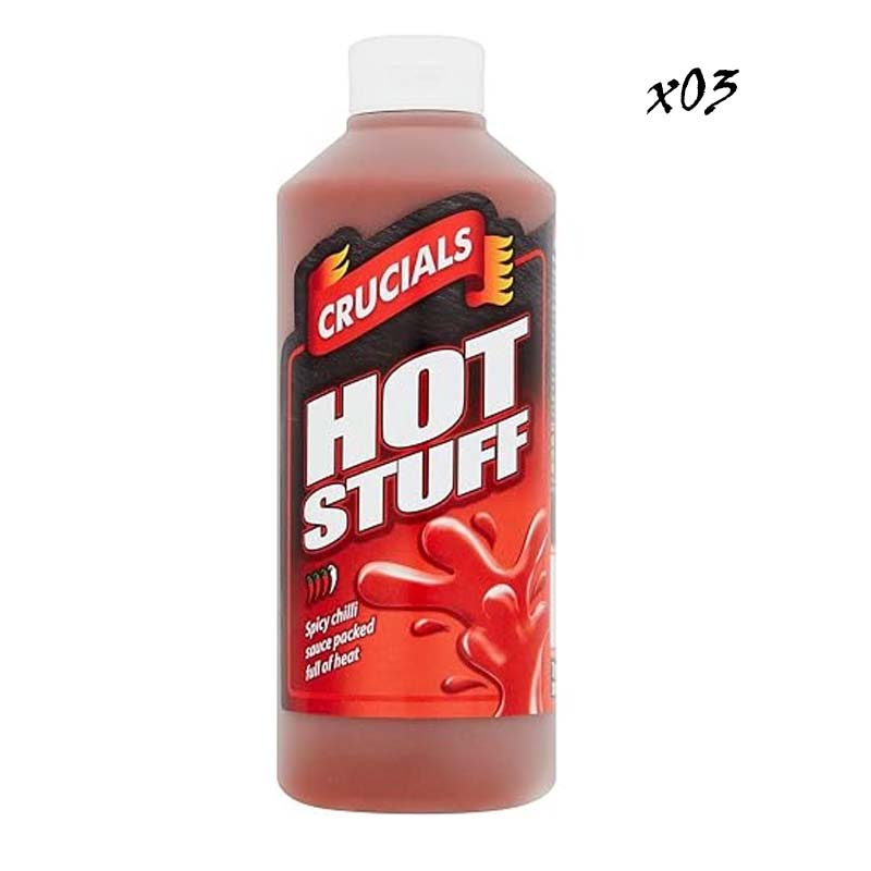 Crucials Sauce 3 x 500ml Bottles Variety of flavours Clearance Sale
