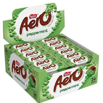 Aero Bubbly Peppermint Mint Chocolate Bar 36g (Pack of 24) Fullbox Offer Price