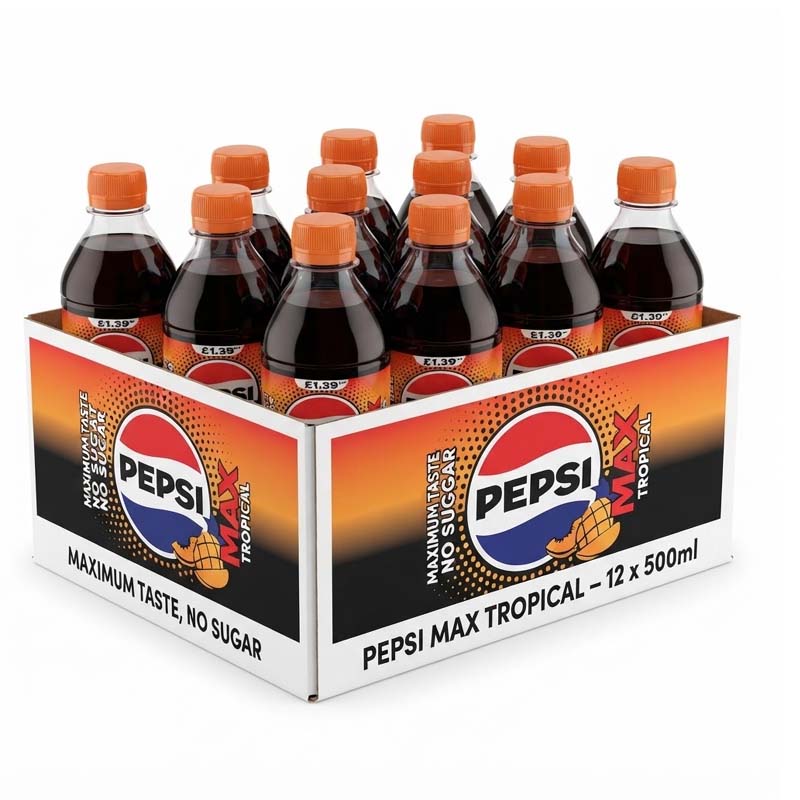 Summer Drinks Treats Variety of Flavoured Drinks 500ml (Pack of 12)