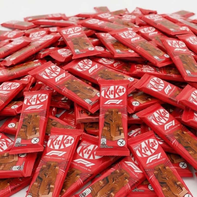 KitKat F1 Chocolate Car Figure 29g (30 - 120 Bars ) Clearance Sale