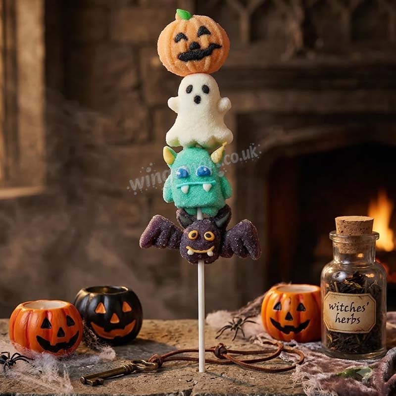 Candy Realms Halloween Mallow Stacker 45g (Pack of 12) | Marshmallow Sweets