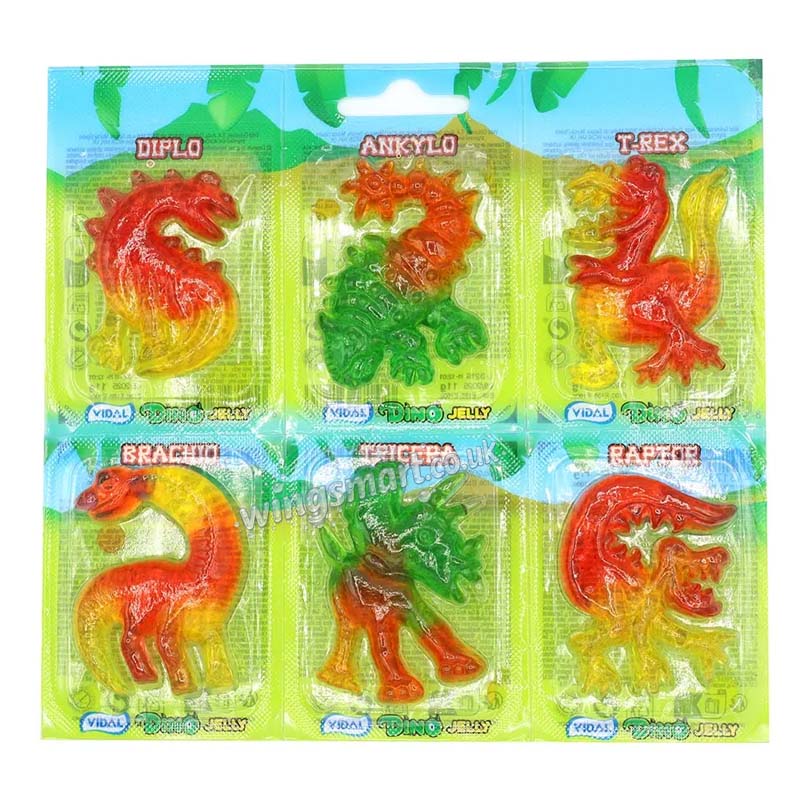 Vidal Dino Jelly 11g (Pack of 66) Fullbox