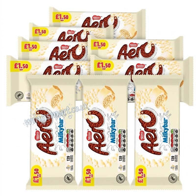 Aero Milkybar White Chocolate Sharing Bar 15x90g Fullbox