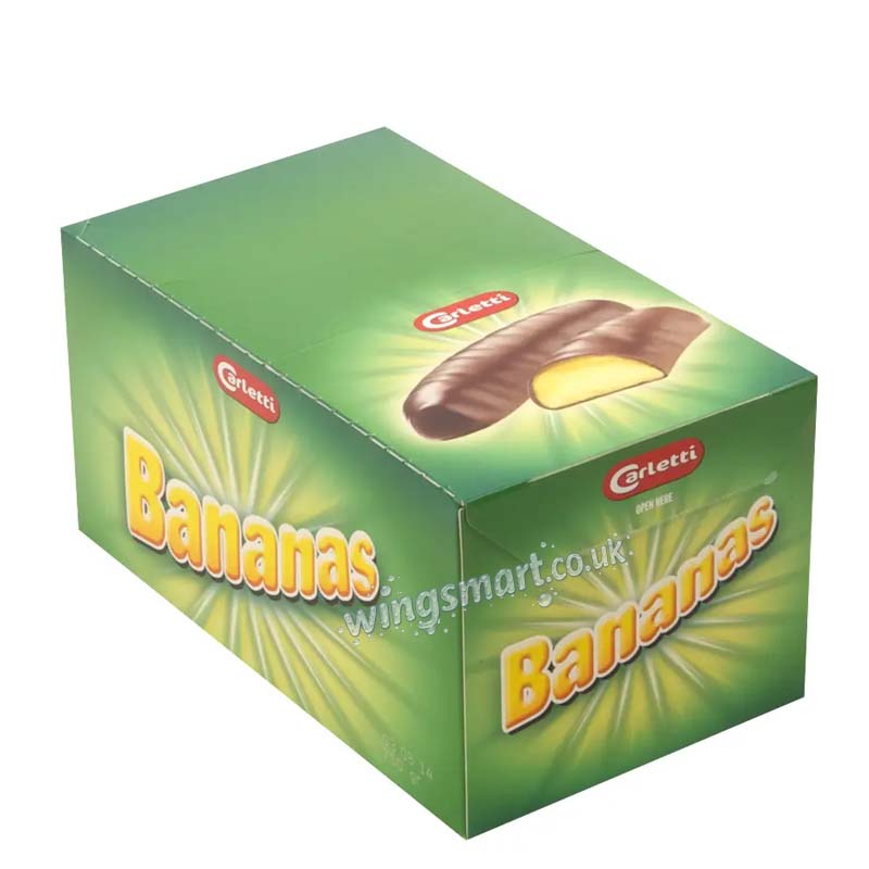 Hannah's Chocolate Foam Bananas 750g Fullbox