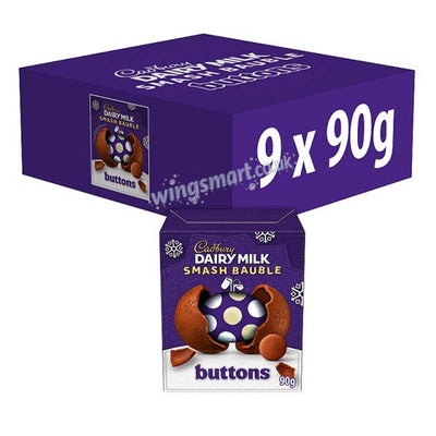 Cadbury Dairy Milk Buttons Chocolate Egg 90 g (Pack of 9)