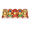 Lindt Teddy Christmas Milk Chocolate 5 Pack 50g Christmas Treat