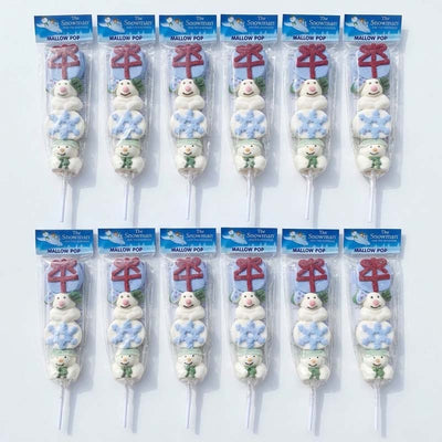 Rose Snowman and Snowdog Mallow Kebab Pop 40g (12 or 24 Packs)