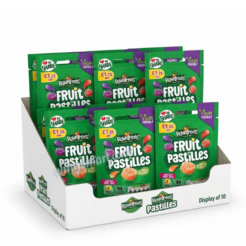 Rowntree's Fruit Pastilles Sweets Sharing Bag 114g (Pack of 10)