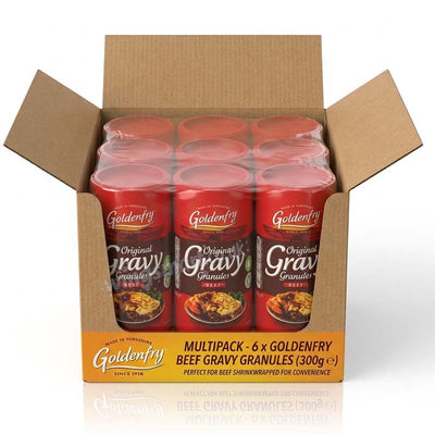 Goldenfry Original Beef Gravy Granules 300g (Pack of 6)
