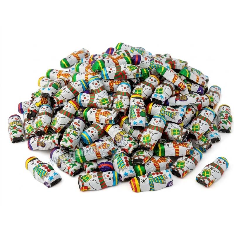 Solid Milk Chocolate Snowmen (1kg - 5kg) Christmas Gift