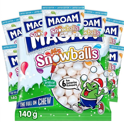 Maoam Snowballs 140g (Pack of 10)