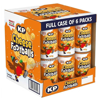 KP Cheese Footballs Tin 142g (Pack of 6)