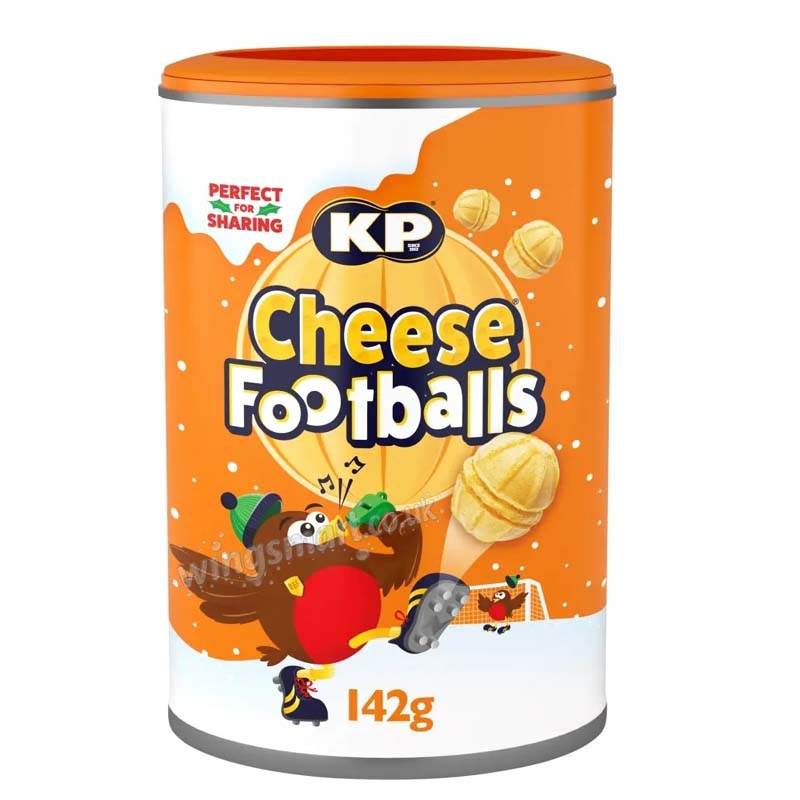 KP Cheese Footballs Tin 142g (Pack of 6)