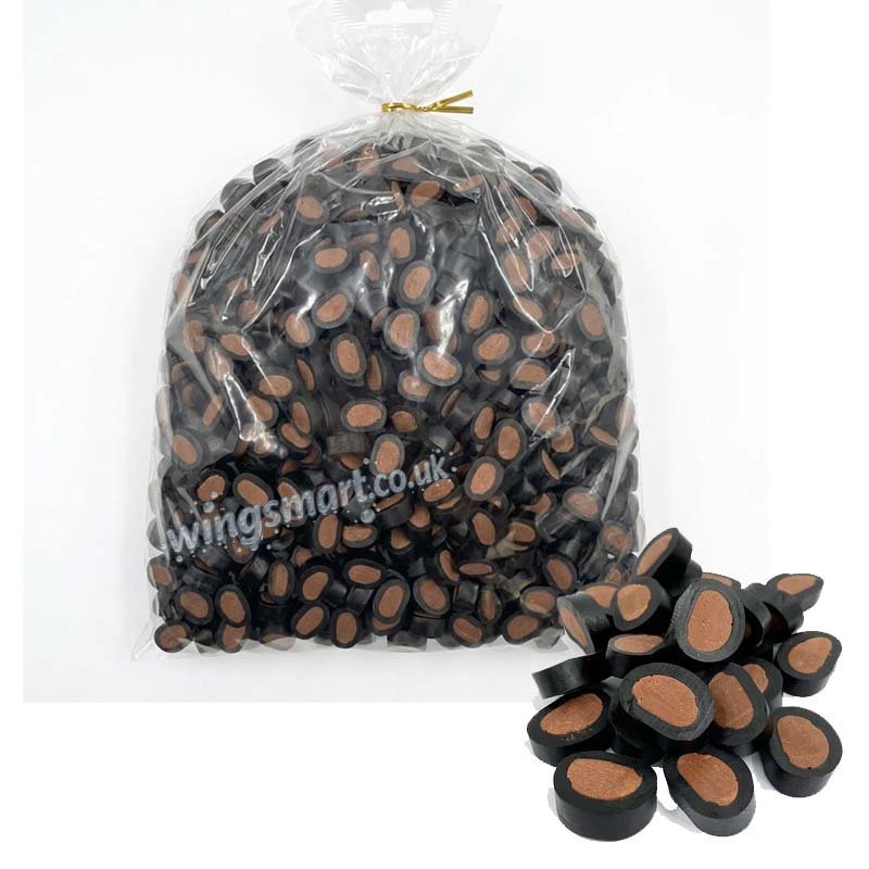 Finnish Liquorice & Chocolate Ovals 1Kg - 5Kg