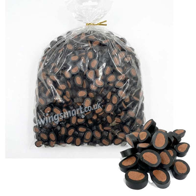 Finnish Liquorice & Chocolate Ovals 1Kg - 5Kg