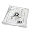 S2 White Hi Tensile Vest 100 Pieces Durable Strong Carrier Bags
