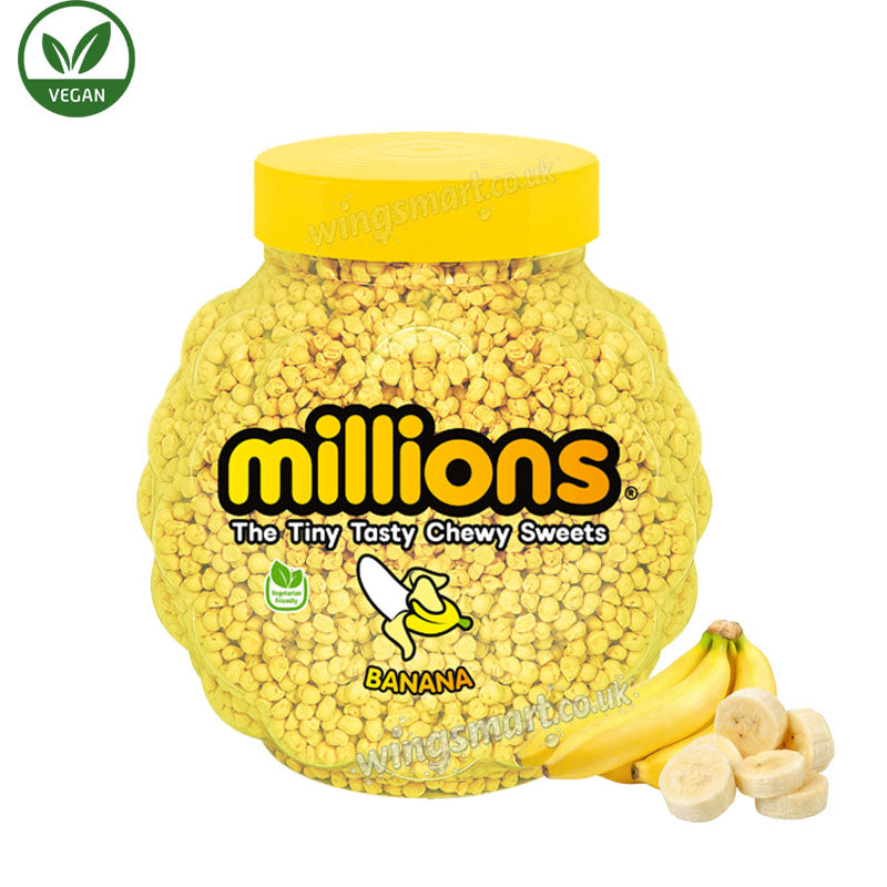 Millions Assorted Flavours Jar 2.27kg Bulk Chewy Sweets Candy Pick & Mix