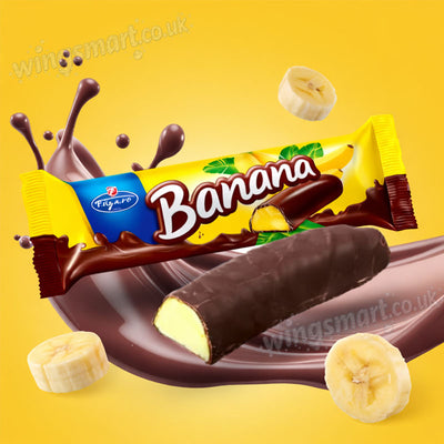Figaro Chocolate Banana Bar 25g – Pack of 35 Full Box