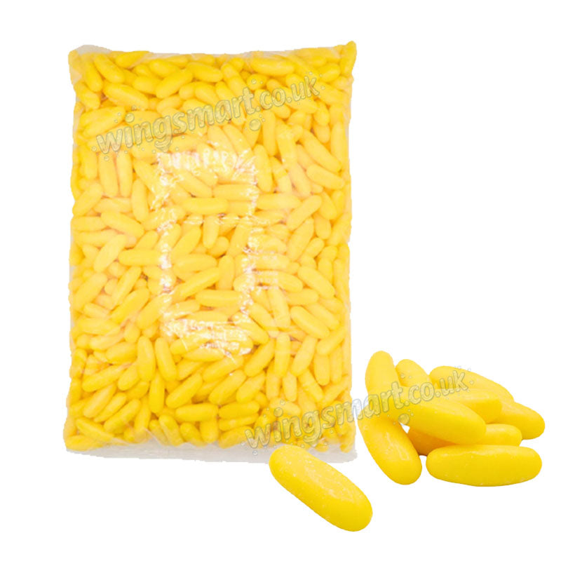 Dals Drage Bananas Flavoured Foam Sweet with Ice Sugar Shell Box 3kg
