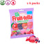 Fruit-tella Assorted Chewy Sweets 135g – Duo Stix, Juicy Chews, Berries & Cherry, Simply Strawberry