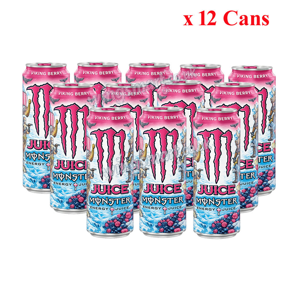 Monster Energy Drink 473ml – Electric Blue, Dreamsicle, Viking Berry, Guava & Java Irish Creme