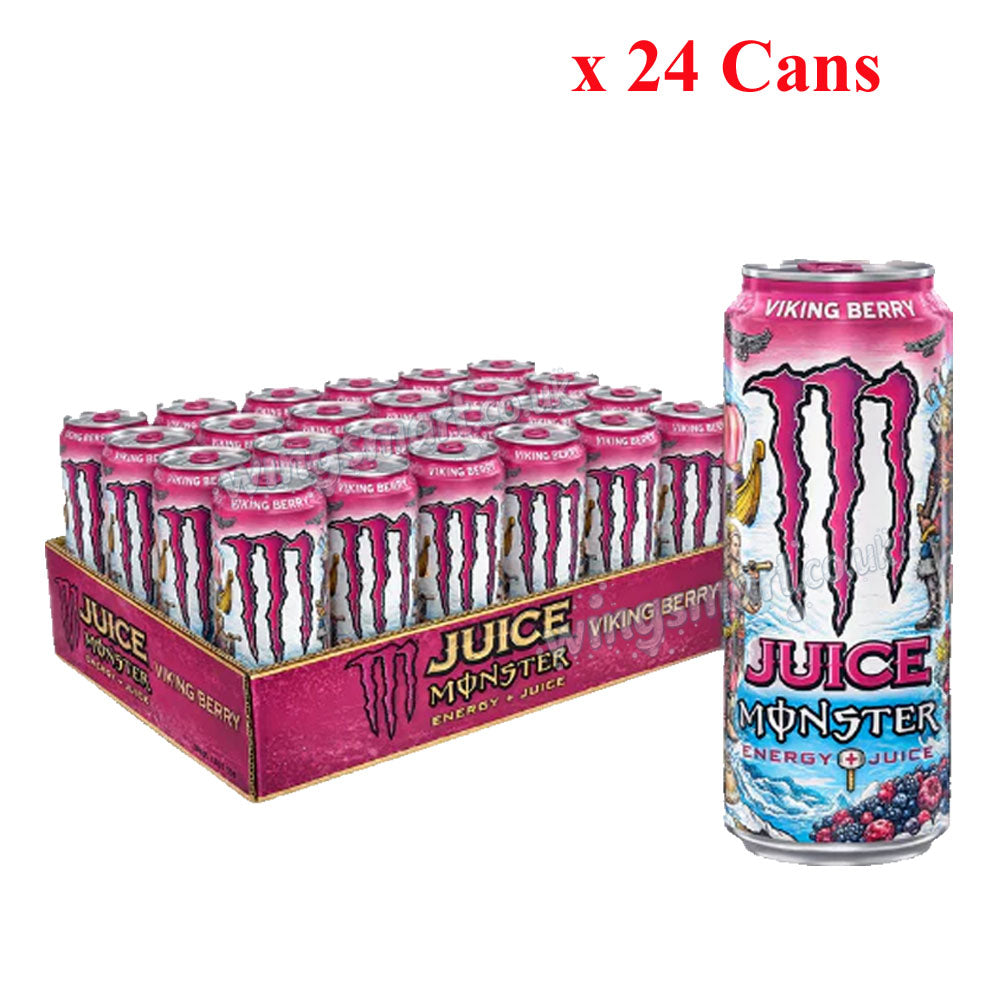 Monster Energy Drink 473ml – Electric Blue, Dreamsicle, Viking Berry, Guava & Java Irish Creme