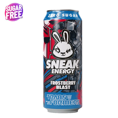Sneak Transformers Frostberry Blast Energy Drink 330ml x 12 Cans Zero Sugar Energy Drink