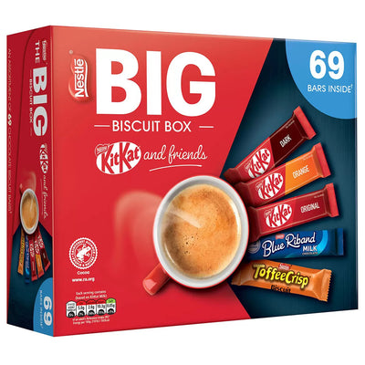 Nestle Big Biscuit Box Kitkat & Friends 69 Bars 1.357kg