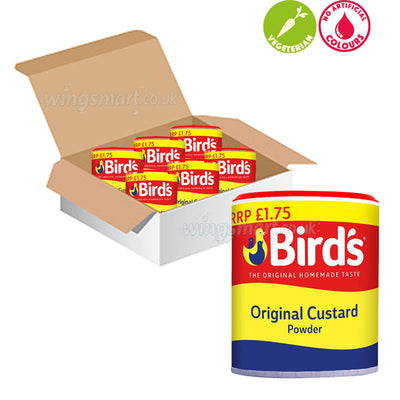 Classic Bird's Original Custard Powder 250g PMP (Box of 6 Tins)