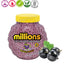 Millions Assorted Flavours Jar 2.27kg Bulk Chewy Sweets Candy Pick & Mix
