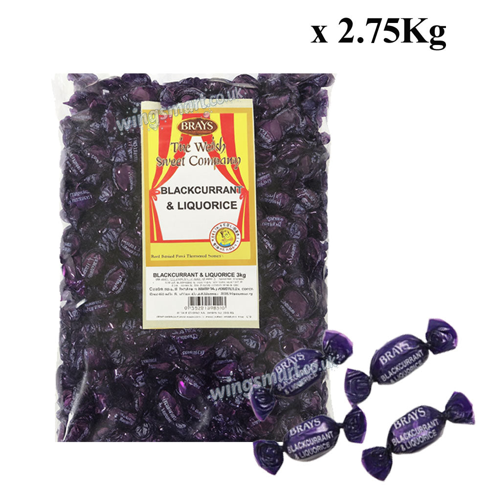 Brays Blackcurrant & Liquorice Wrapped Share bag