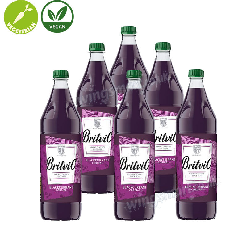 Britvic Cordial 1L Lime, Blackcurrant, Orange – Fruit Concentrate Drink Mixers & Cordial Syrups