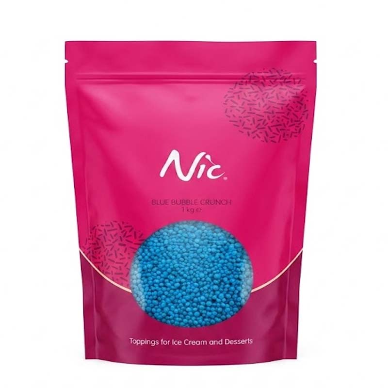 NIC Blue Bubble Crunch Bag 1kg