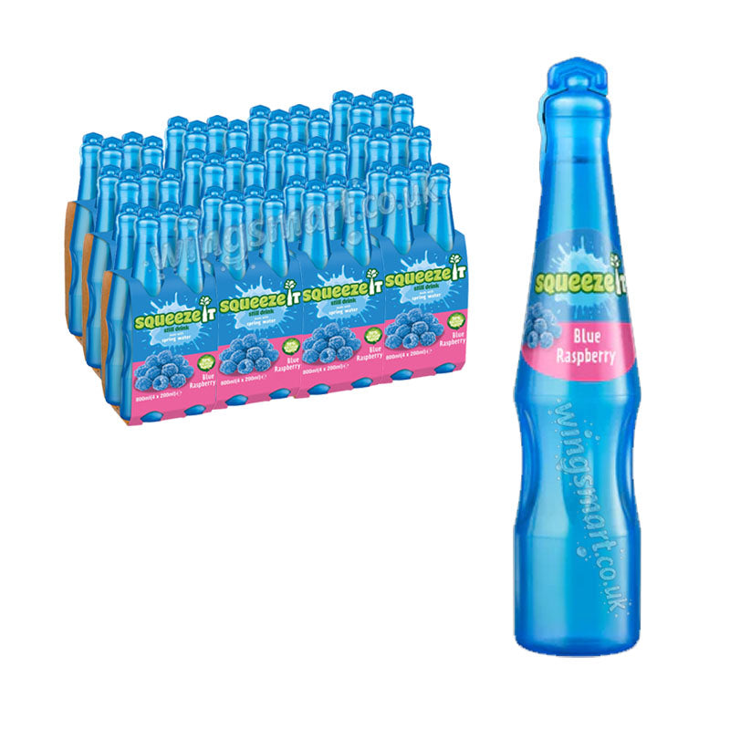 Squeezeit Blue Raspberry Spring Drink 200ml – Fruity Flavoured Drink