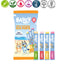 Bluey Fruit Flavoured Ice Pops 8 x (12 x 45ml) Packs Freezable Fruit Pops Frozen Treats
