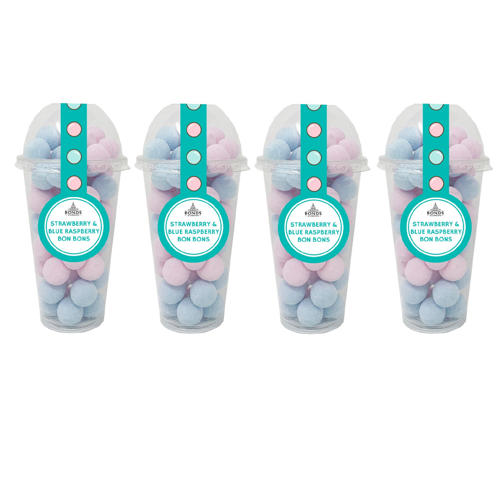 Bonds Strawberry & Blue Raspberry Bon Bons Candy Cup 260g