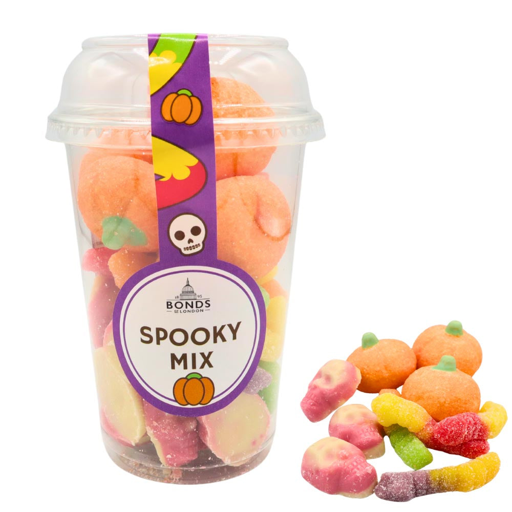 Bonds Spooky Mix Candy Cups 240g – Fun Halloween Treats (6 Pack)