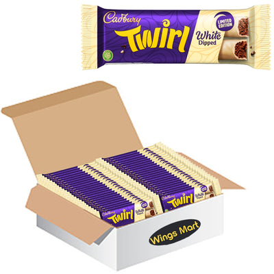 Cadbury Twirl White Dipped Limited Edition Chocolate Bar 43g