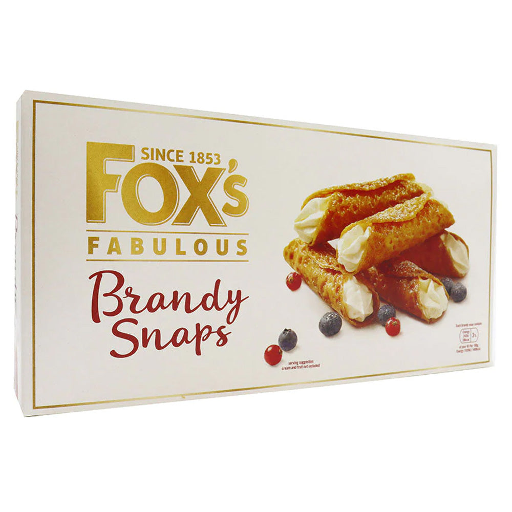 Fox's Brandy Snaps Biscuits 100g (Pack of 8)