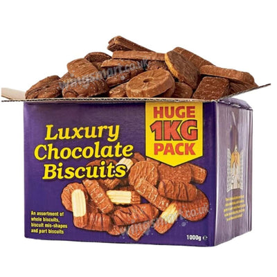 Luxury Chocolate Broken Biscuits 1kg – Assorted Premium Chocolate Biscuit Mix