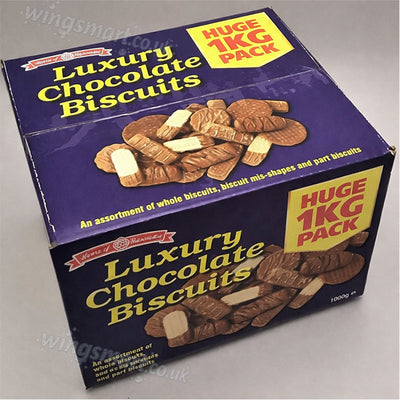 Luxury Chocolate Broken Biscuits 1kg – Assorted Premium Chocolate Biscuit Mix